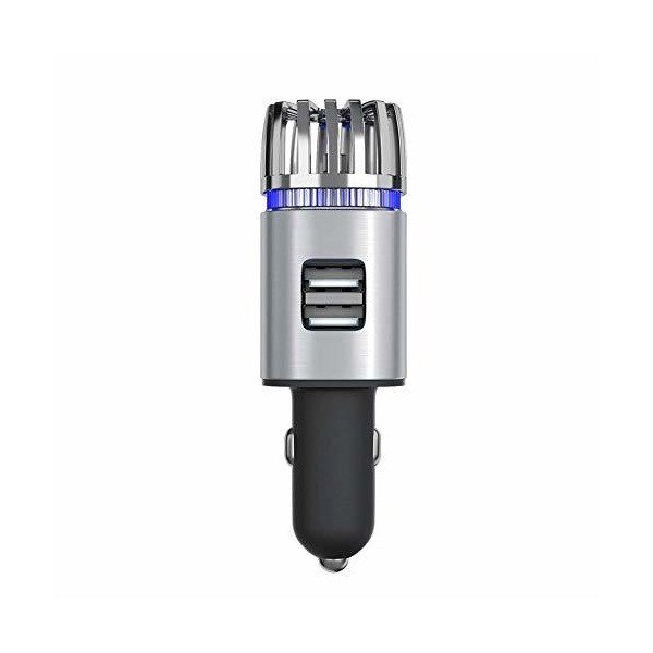 空気清浄機　イオン発生器　2in1　Car Air Purifieer ＆ Dual USB Car Chager
